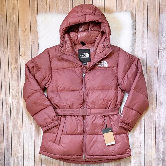 The North Face Women’s Nuptse Belted Mid Jacket, size Med fits like a Lg - Picture 3 of 12